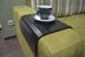 Деревянная накладка, столик, коврик на подлокотник дивана (черный) #2i2ua